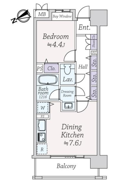 ライオンズマンション渋谷道玄坂の間取図