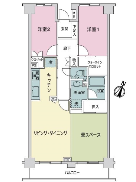 グレイスコート葛西の間取図