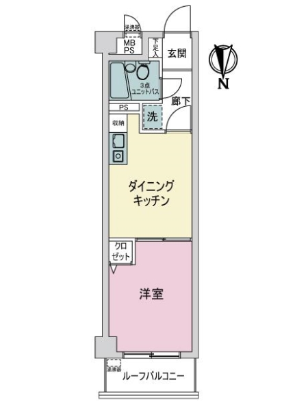 ライオンズプラザ町屋の間取図