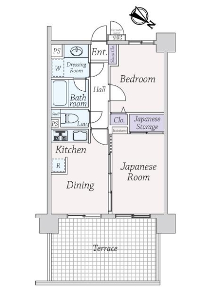 ライオンズシティ幡ヶ谷壱番館の間取図