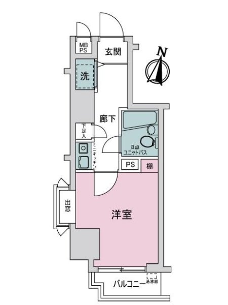 ライオンズプラザ白山の間取図