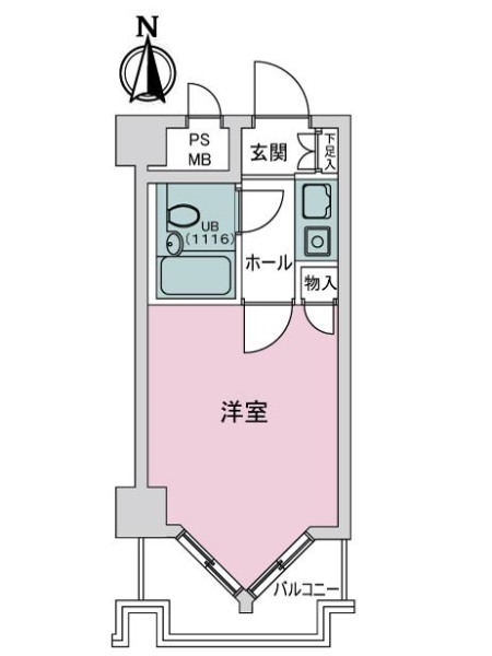 ライオンズマンション京都三条第２の間取図