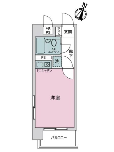 ライオンズマンション西霞町第２の間取図