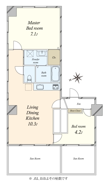 アクト飯倉の間取図