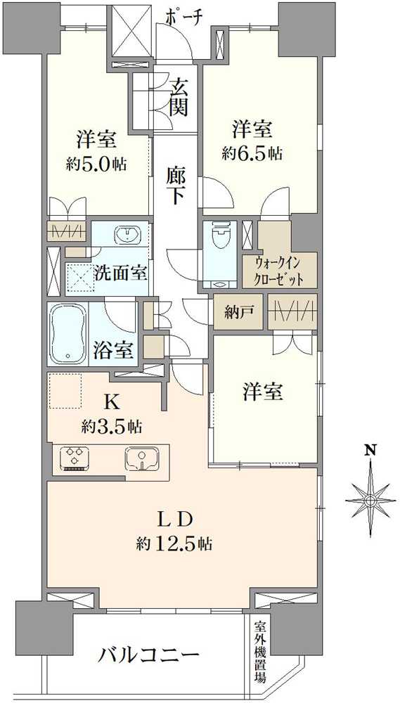 プラウド木場の間取図