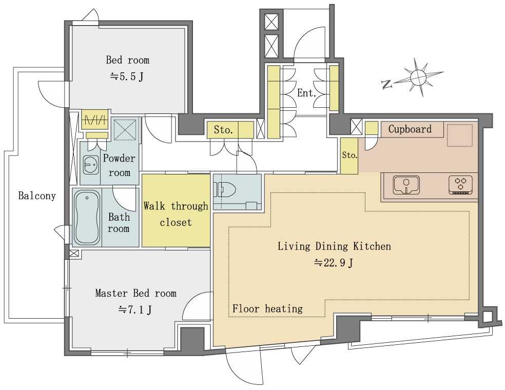 グランドメゾン目白レジデンスの間取図