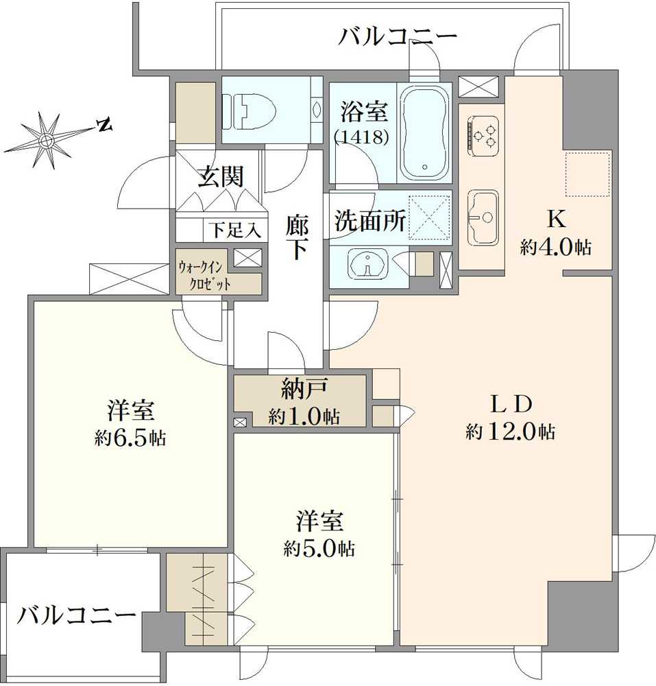 シティテラス目白の間取図