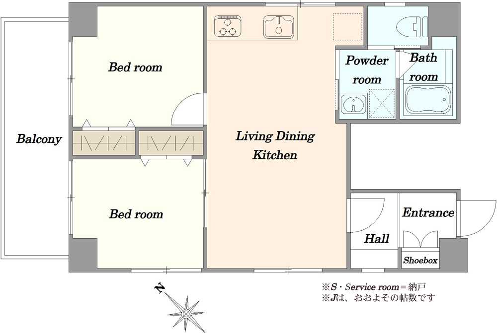 巣鴨第2SYマンションの間取図