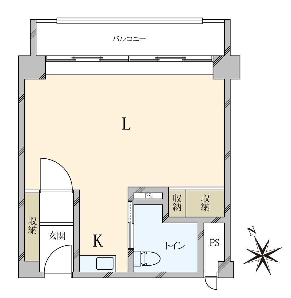 神宮前コーポラスの間取図