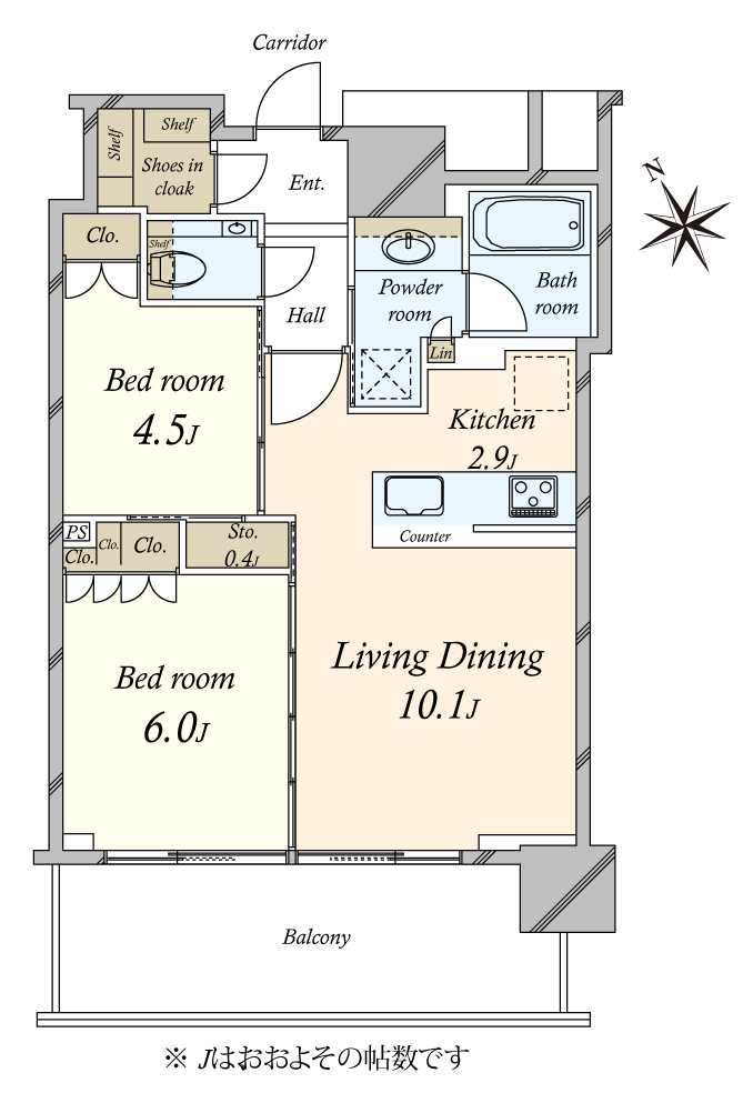 グランドシティタワー池袋の間取図