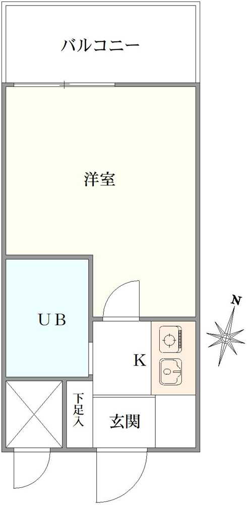 エヴェナール代々木の間取図