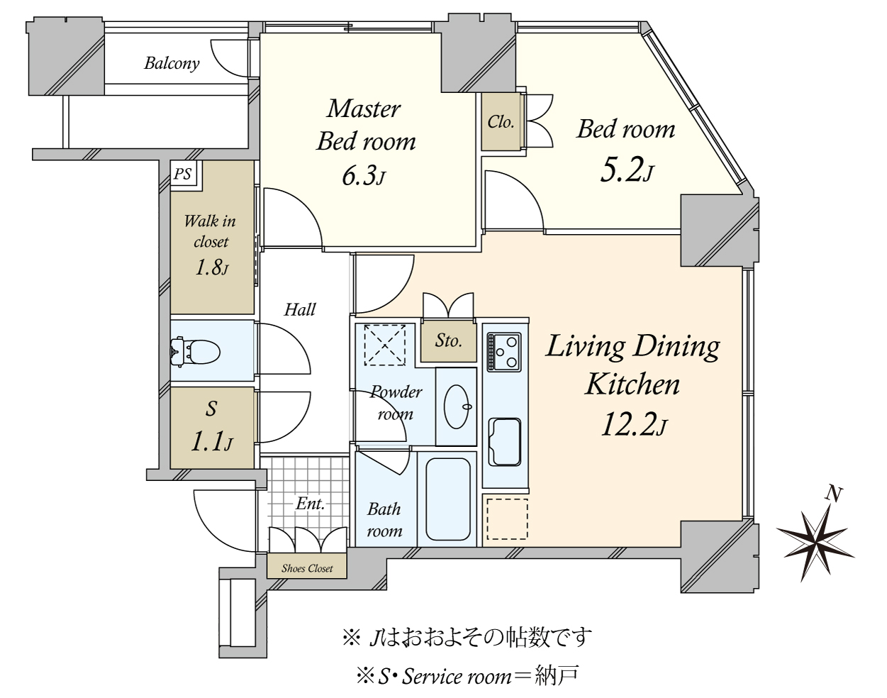 シティタワー新宿新都心の間取図