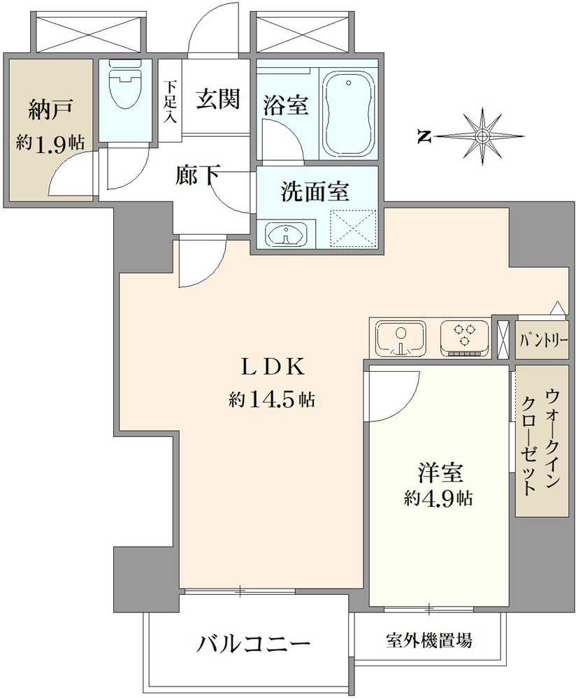 パークシティ杉並セントラルタワーの間取図