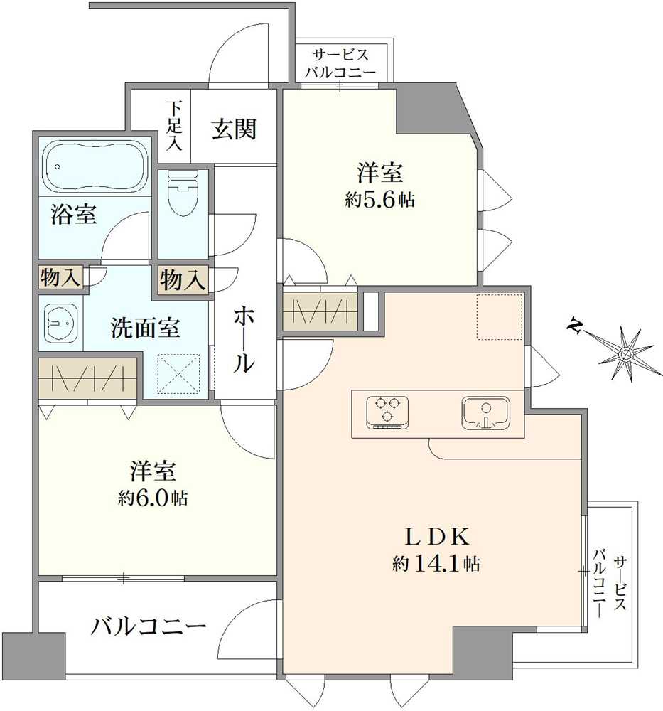 プラグレス王子の間取図