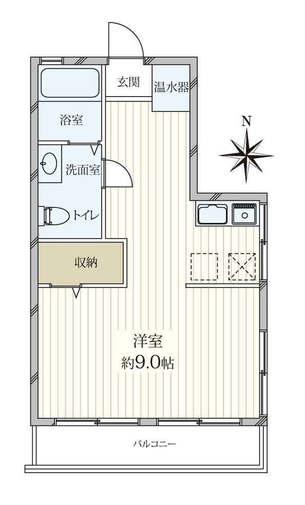 冨士ビューマンションの間取図