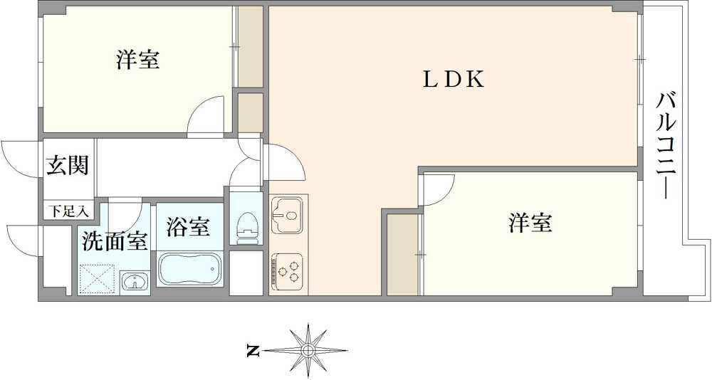 パサニアガーデン目白台の間取図
