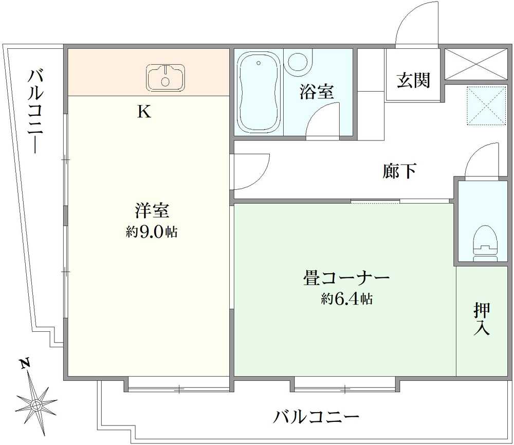 シンコーハイム小金井の間取図