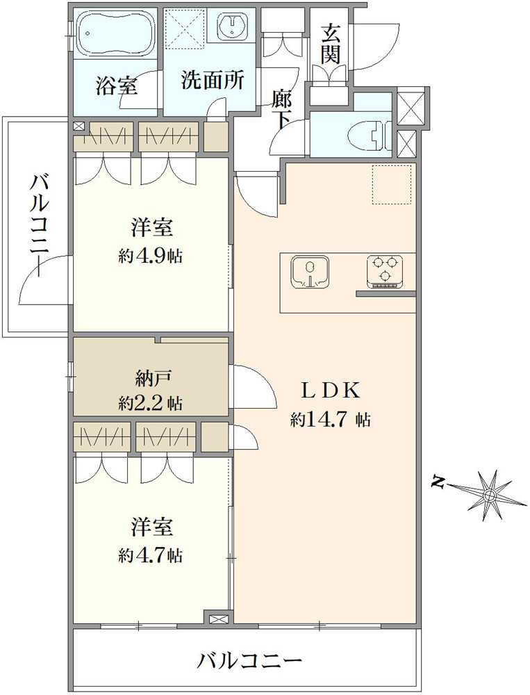 アクサス東京ウエスト練馬の間取図