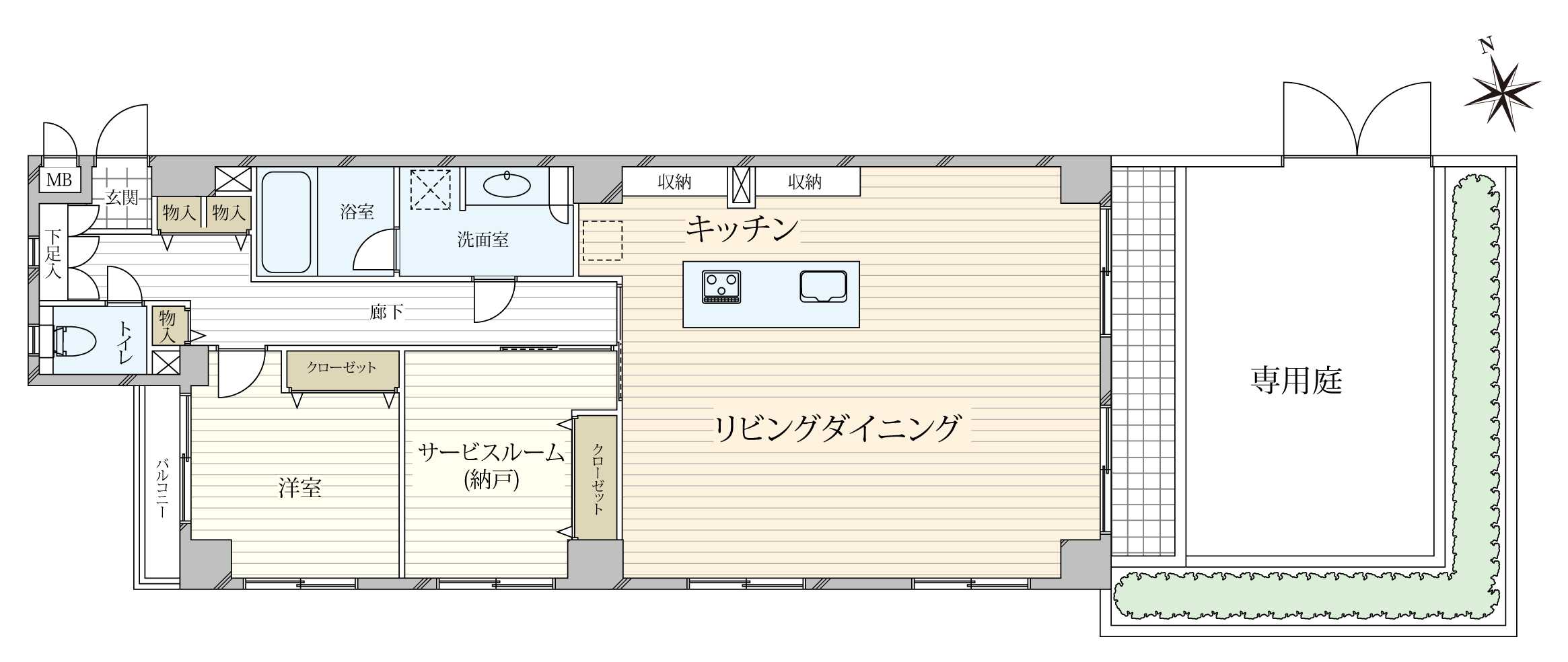 アルカンシエール白金の間取図