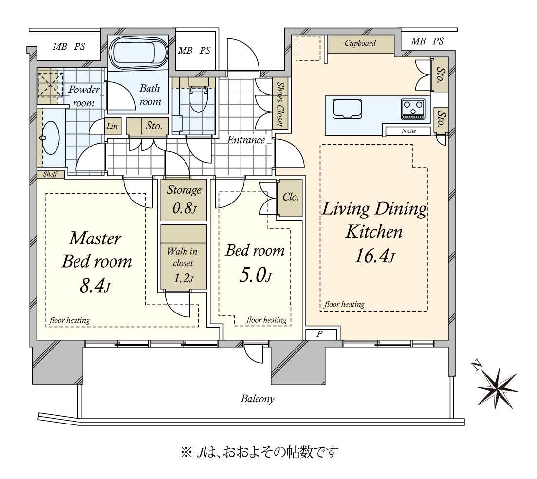 パークコート赤坂檜町ザタワーの間取図