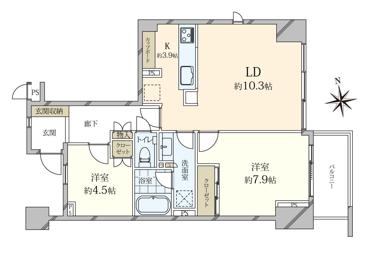 グランドメゾン白金三光坂の間取図