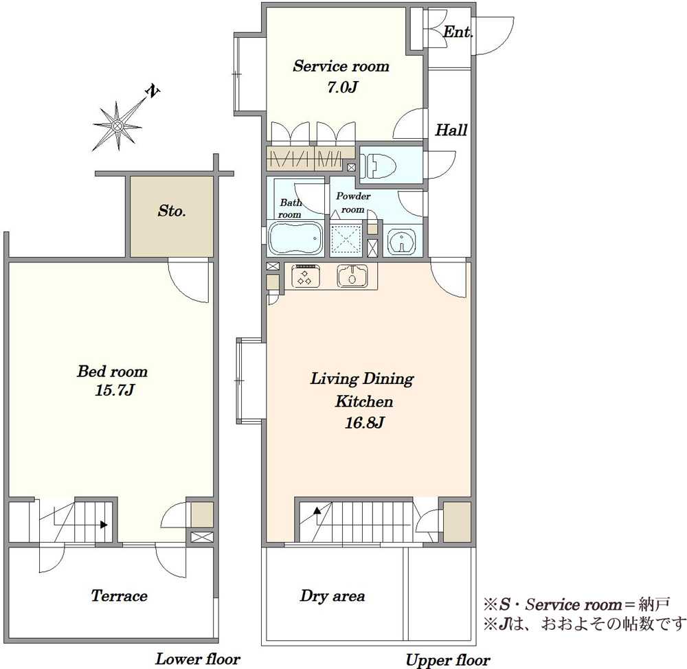 ル・フェール南青山の間取図