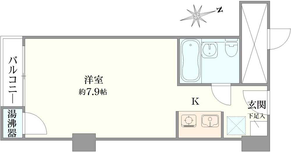 シャルマン築地明石町の間取図