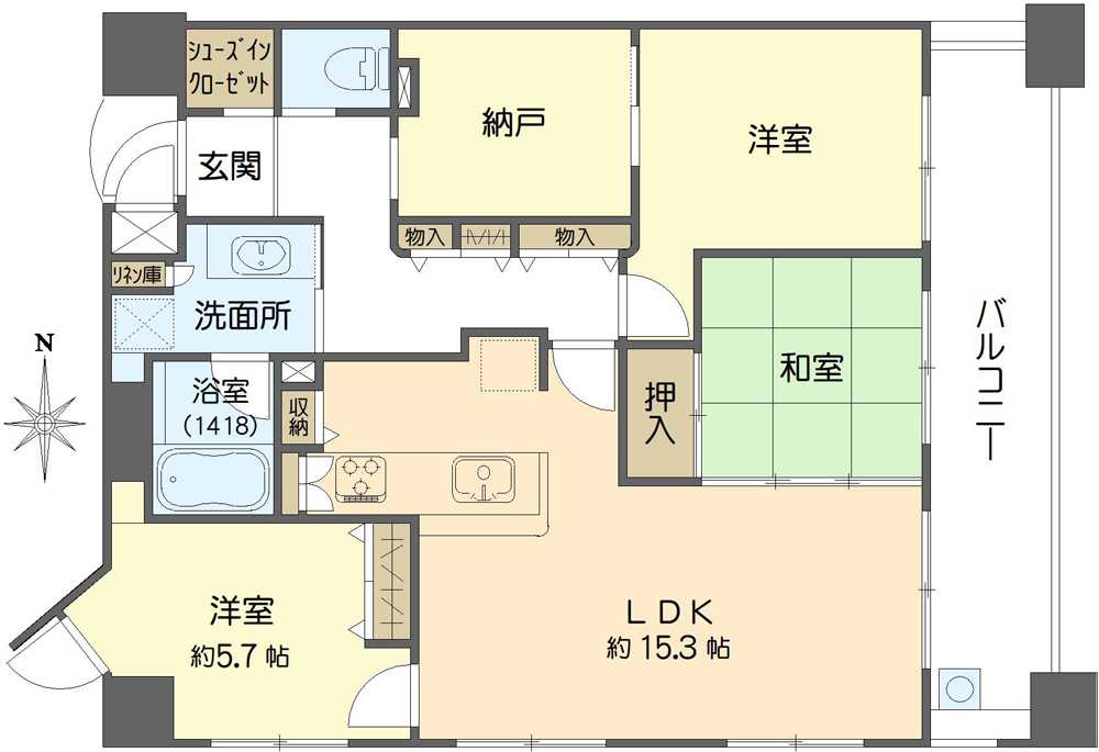 アリスト天満宮前の間取図