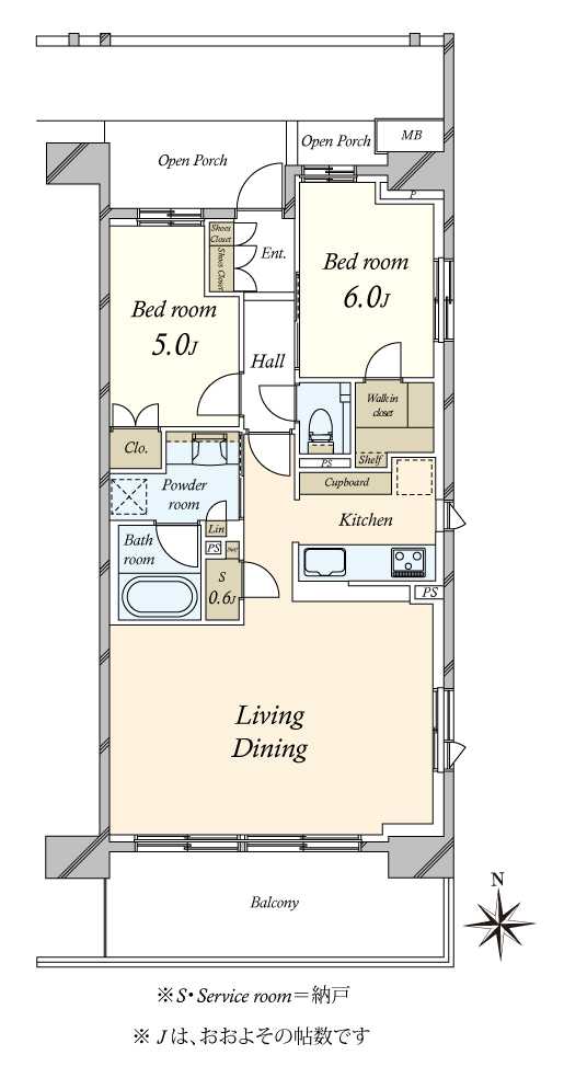 プラウドシティ大田六郷フォレスト街区棟の間取図