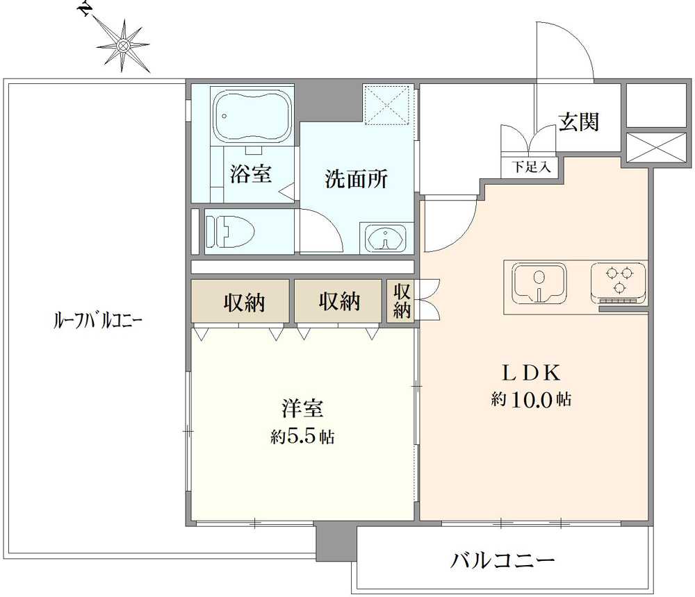 メゾンデューク菖蒲園の間取図