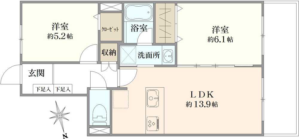 ライオンズプラザ錦糸町の間取図
