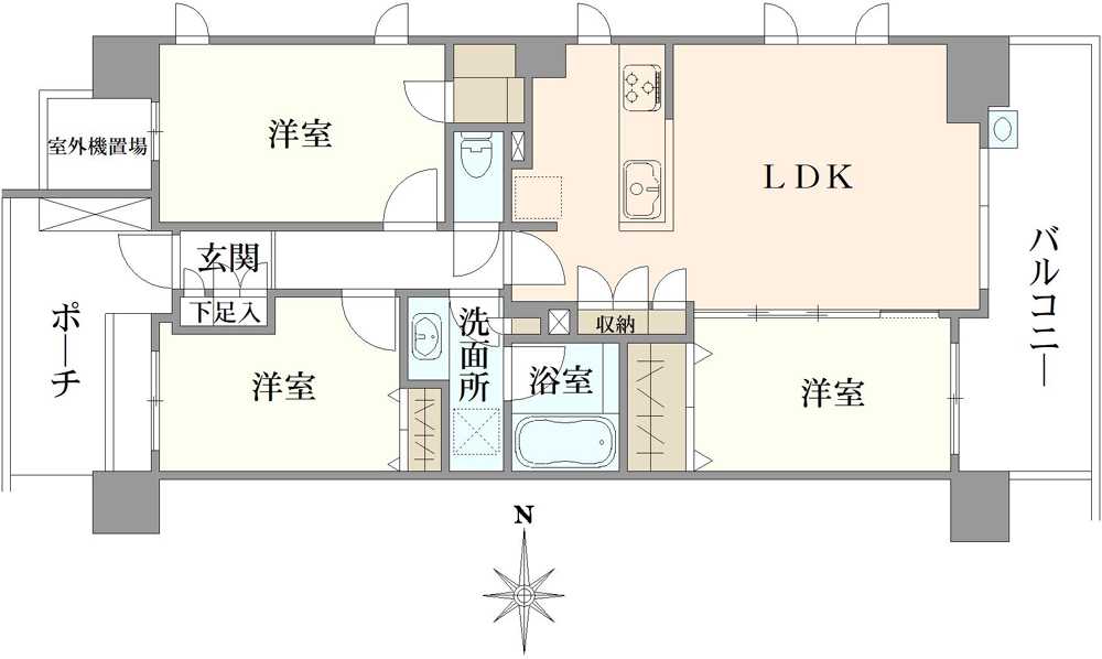 アーデル錦糸町アミュースの間取図