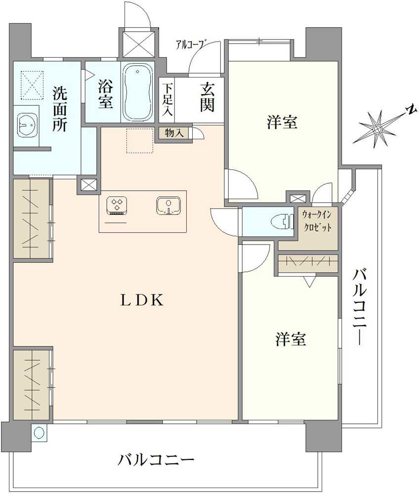 グランベルク両国の間取図