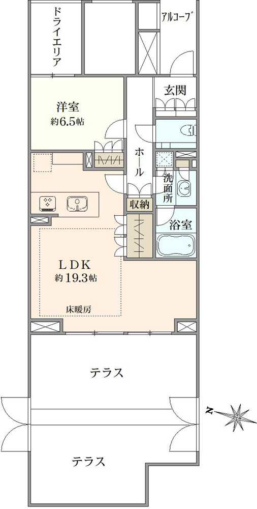 本郷パークハウス　ザ・プレミアフォートの間取図