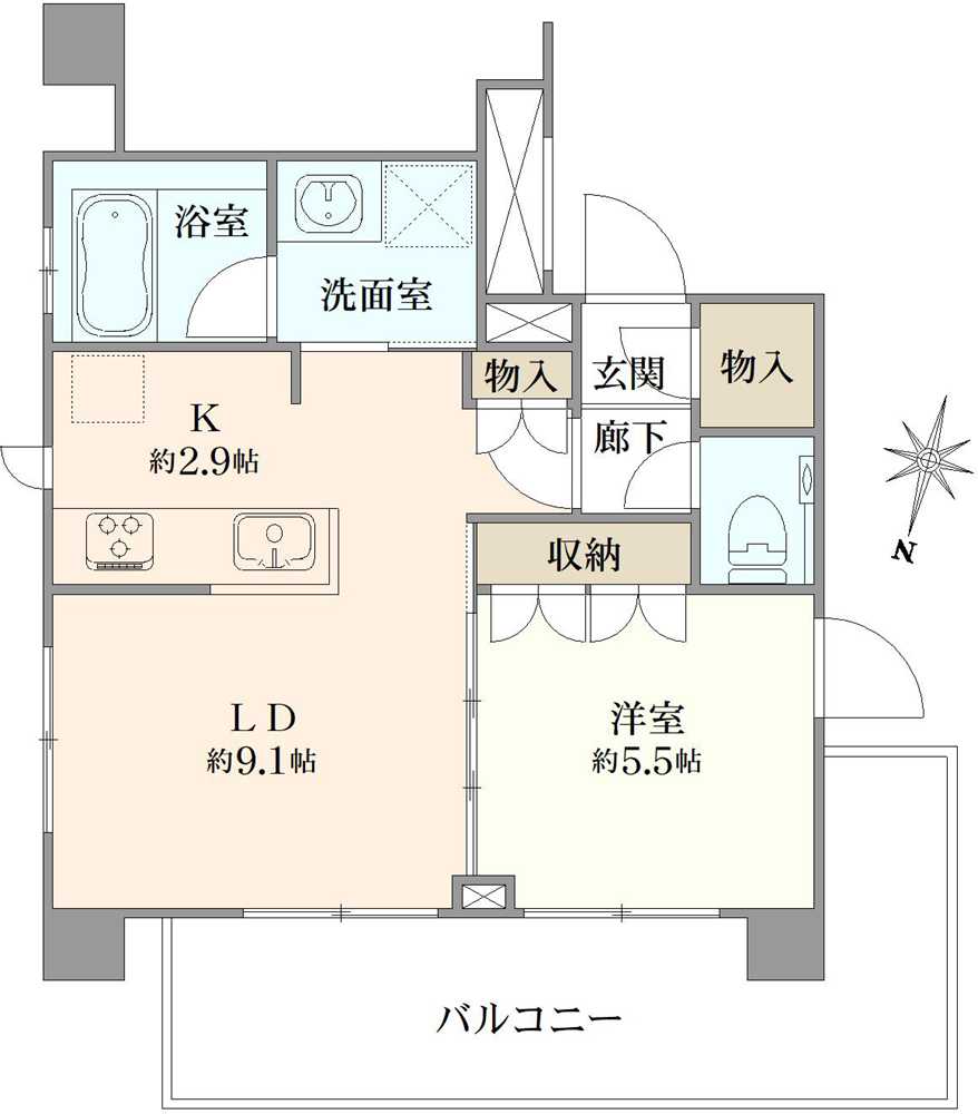 エクセレントシティ篠崎の間取図