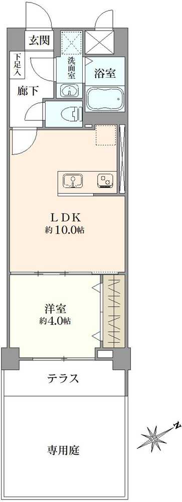 日本橋グリーンハイツの間取図