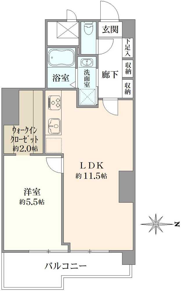 メゾン青山の間取図