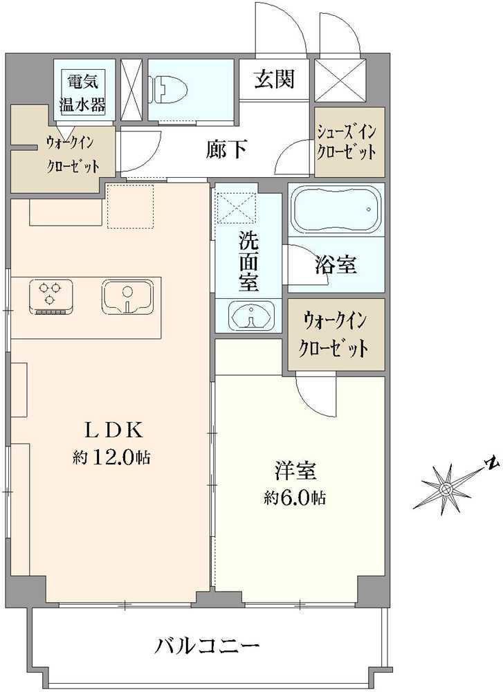 キョウエイハイツ田町の間取図