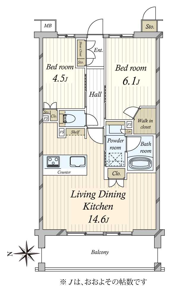 アデニウム墨田本所の間取図