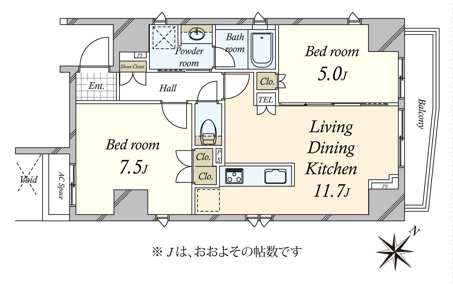 ザ・グランフォーリア目黒の間取図