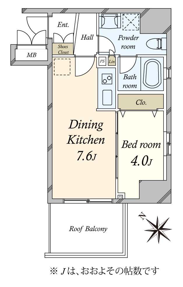 レジデンシャルスター武蔵小山の間取図