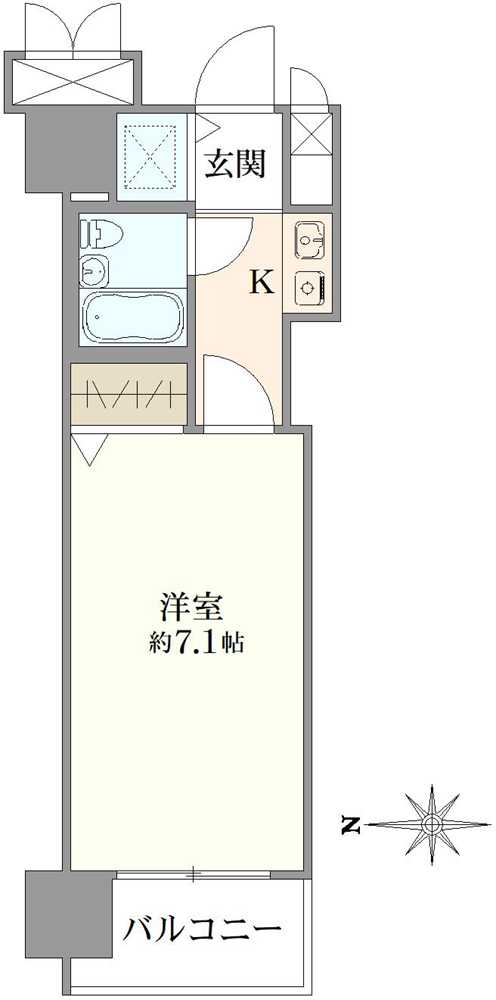 グリーンパーク南千住の間取図