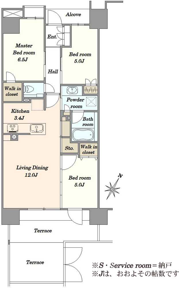 プラウド西葛西の間取図