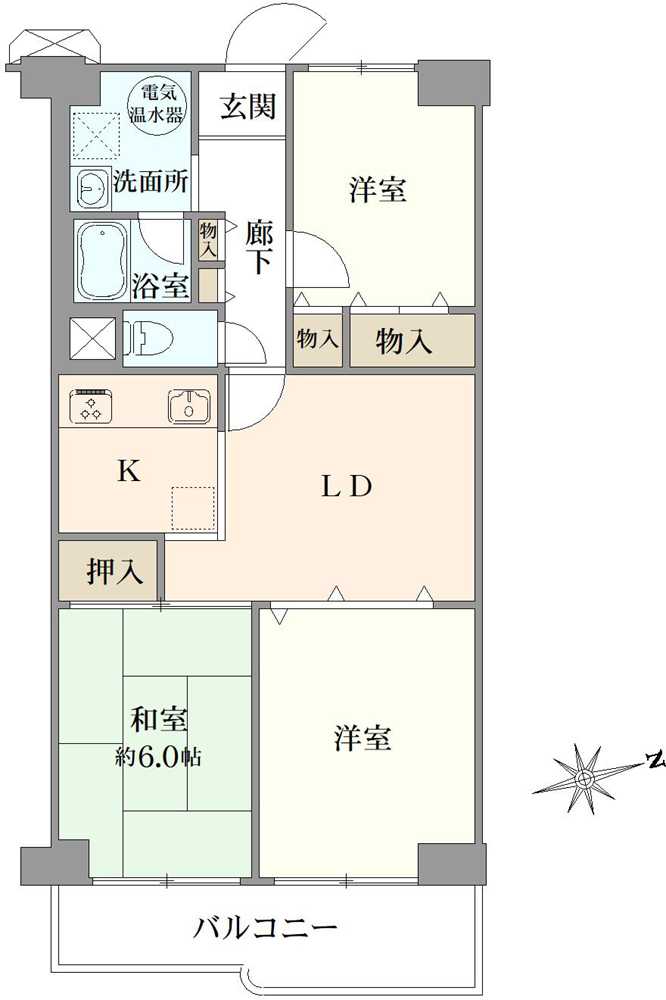 ハイラーク船堀の間取図