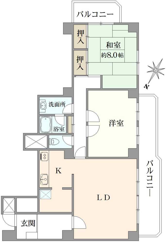 シーアイマンション駒場A棟の間取図