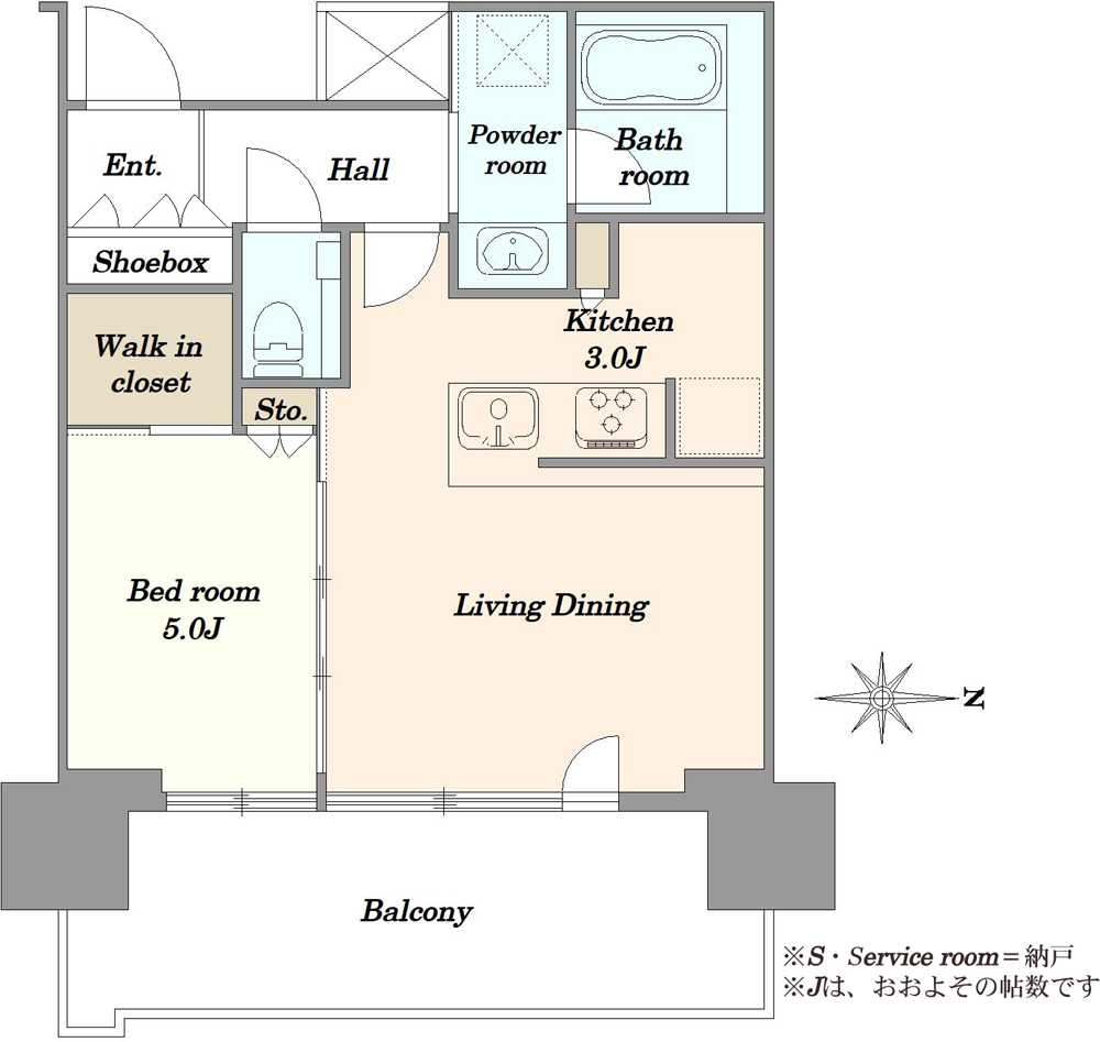 品川イーストシティタワーの間取図
