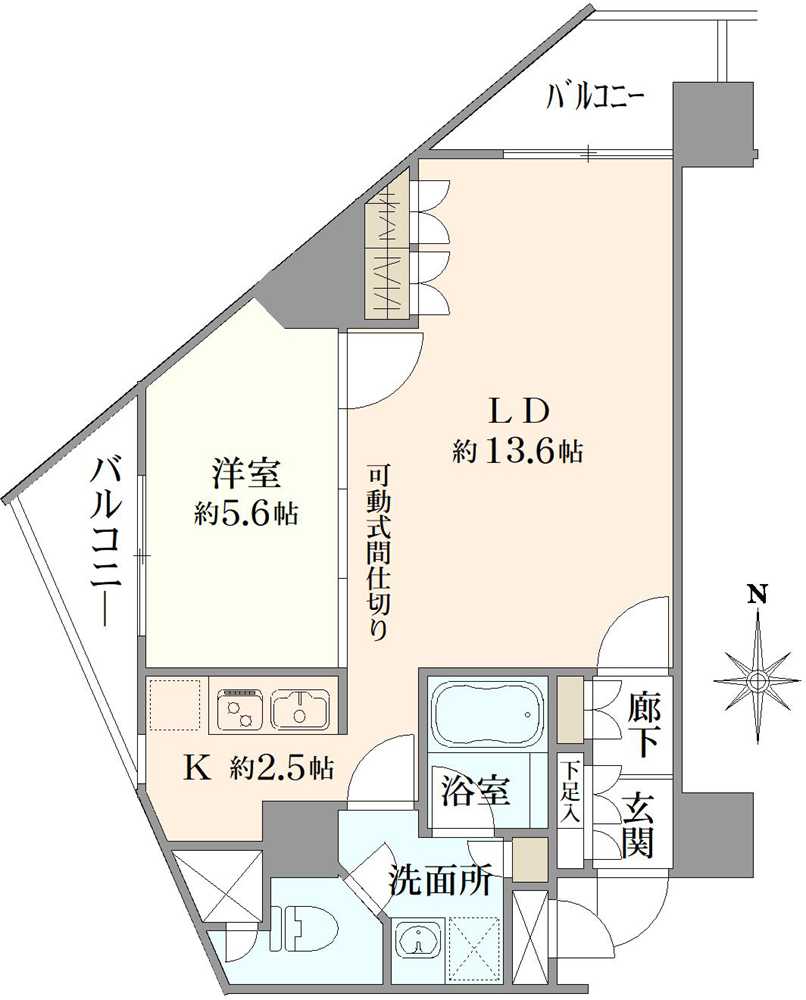 エクセレント麻布十番の間取図