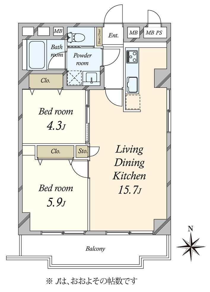 ニューハイツ大森の間取図
