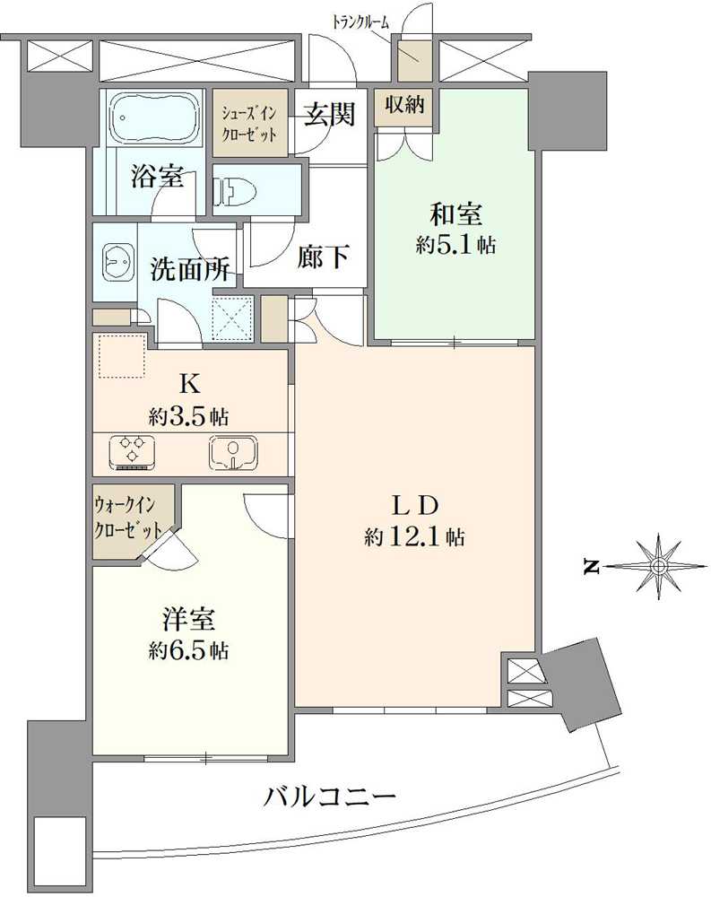 TOWER RESIDENCE TOKYOの間取図
