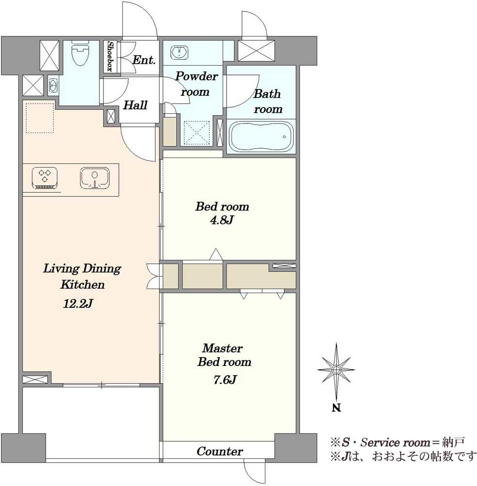 レゾン　アレグレの間取図